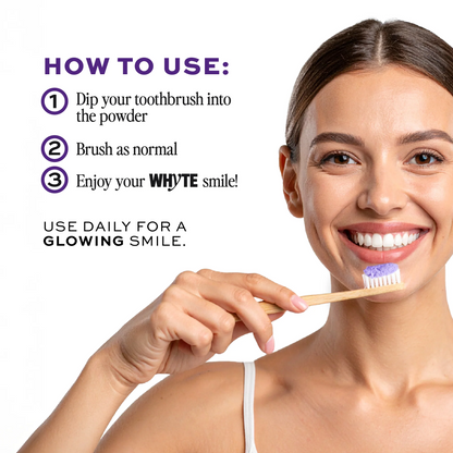 Smiles Purple Teeth Whitening Powder